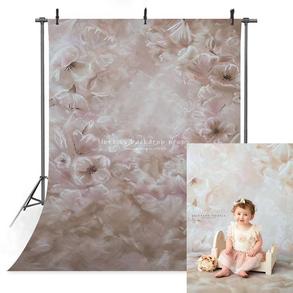 Light Floral Backdrop Kids Gir - огляд і ціна Photography Lighting And Backdrop
