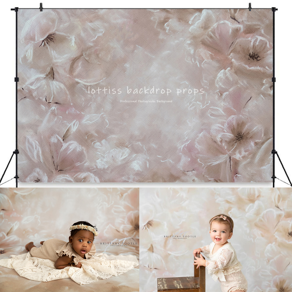 Light Floral Backdrop Kids Gir - огляд і ціна Photography Lighting And Backdrop