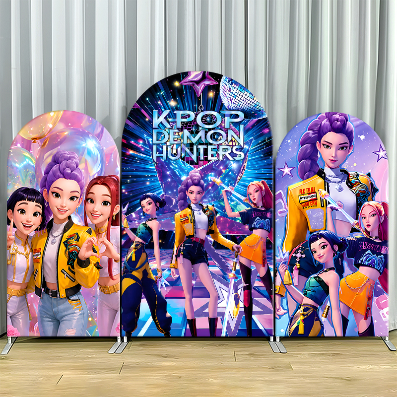 Kpop Demon Hunters Arch Backdr - огляд і ціна Photography Lighting Backdrop
