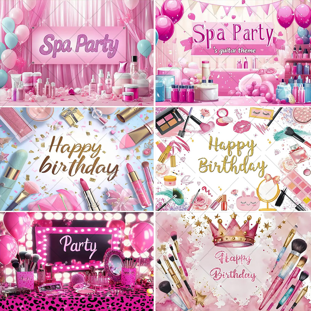 Pink Beauty Makeup Spa Theme S - огляд і ціна Photography Lighting Backdrop