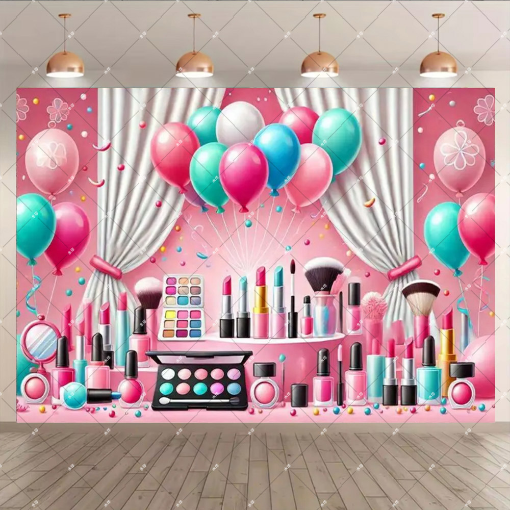 Pink Beauty Makeup Spa Theme S - огляд і ціна Photography Lighting Backdrop