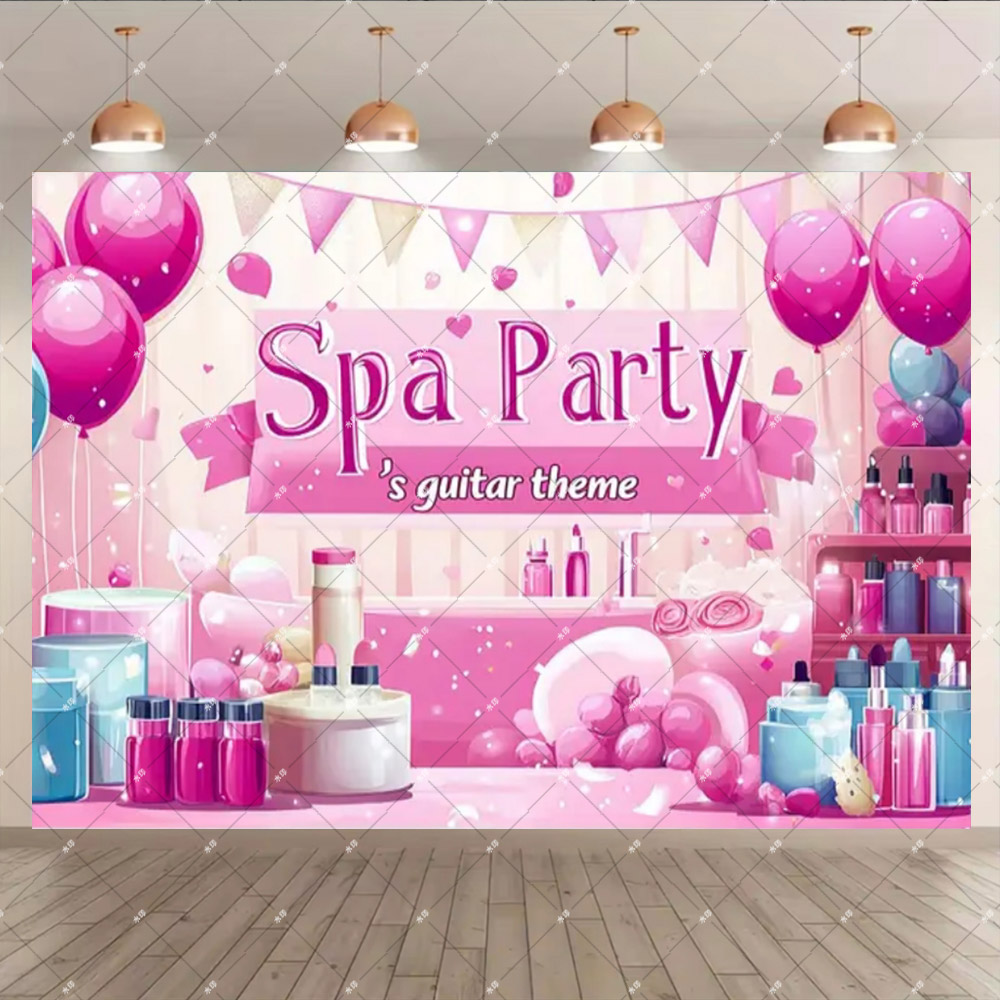 Pink Beauty Makeup Spa Theme S - огляд і ціна Photography Lighting Backdrop