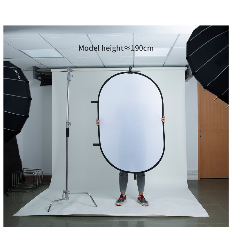 100X150CM Foldable Oval Reflec - огляд і ціна Video Light Panel Led