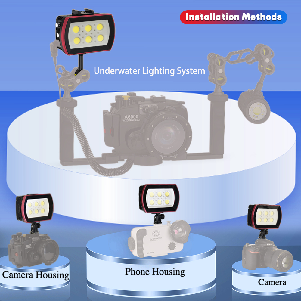 Seafrogs Aluminum LED Diving L - огляд і ціна Photography Lighting Brands