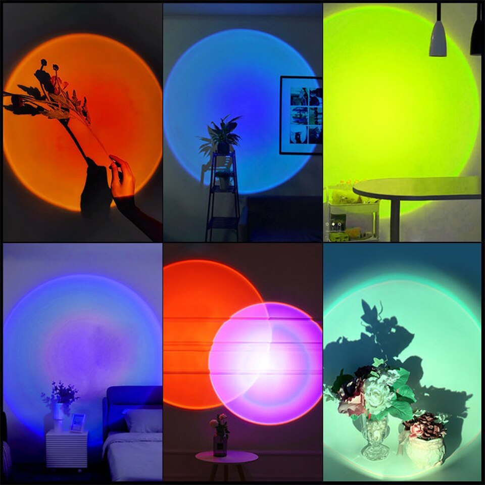 ZK40 LED Sunset Lamp Nightligh - огляд і ціна Photography Lighting Diy