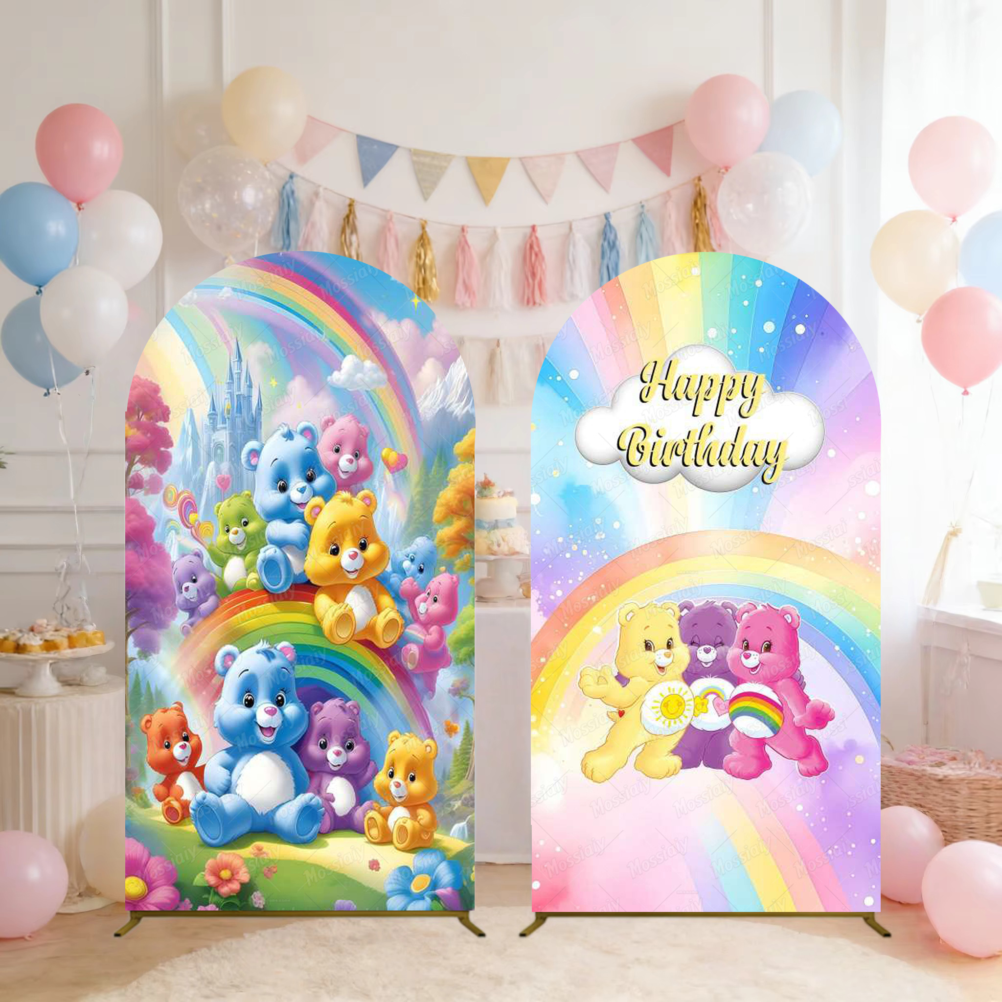 Cute Rainbow Bear Arch Backdro - огляд і ціна Photography Lighting Backdrop