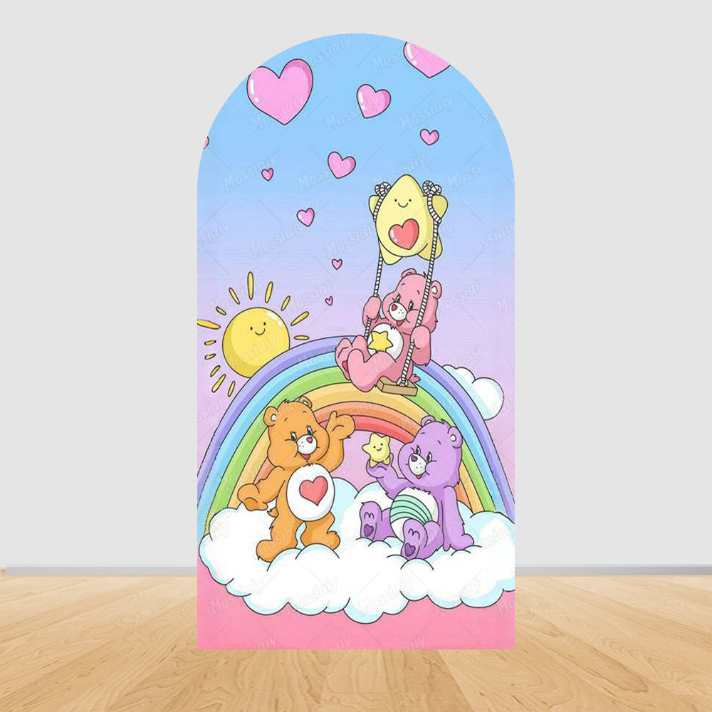 Cute Rainbow Bear Arch Backdro - огляд і ціна Photography Lighting Backdrop