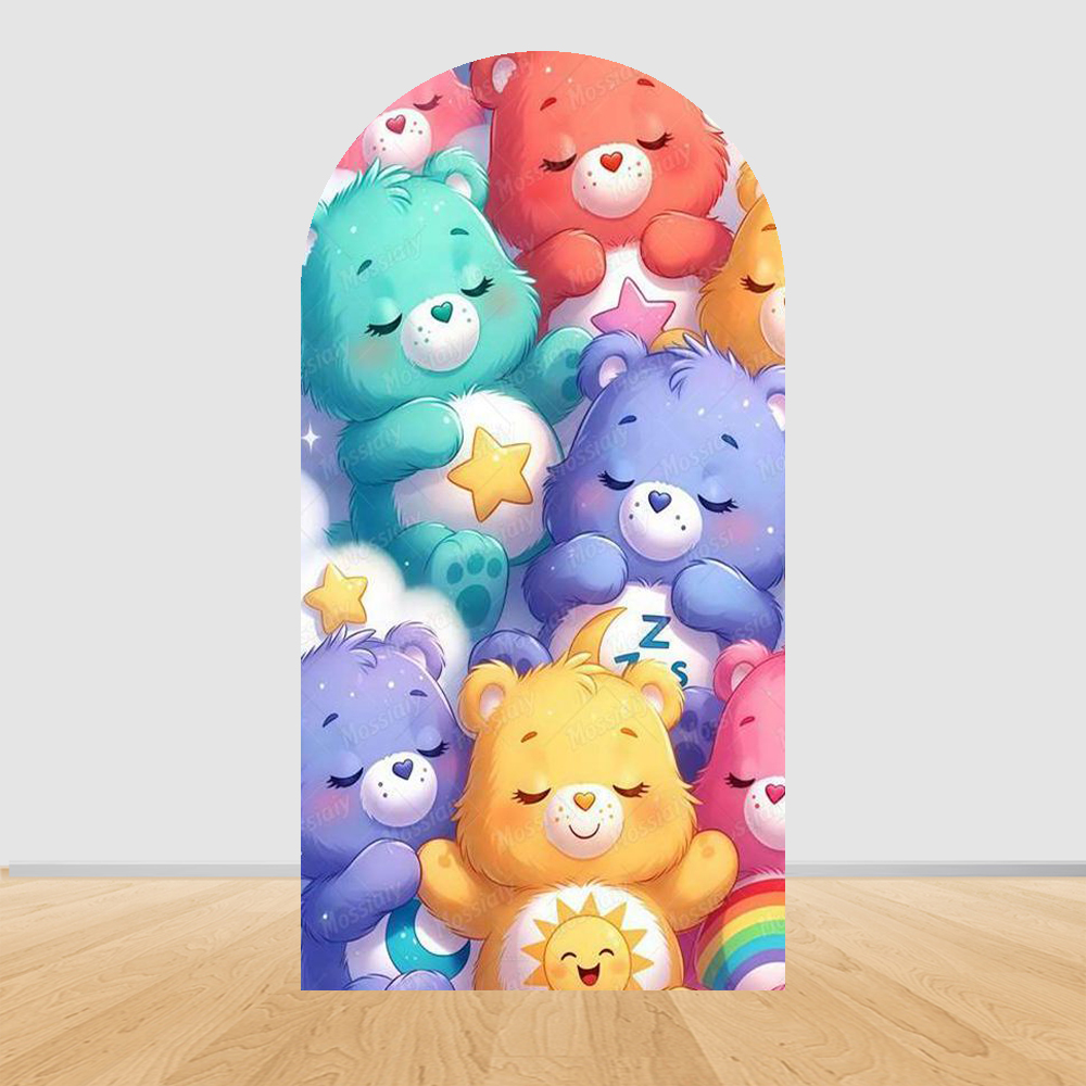 Cute Rainbow Bear Arch Backdro - огляд і ціна Photography Lighting Backdrop
