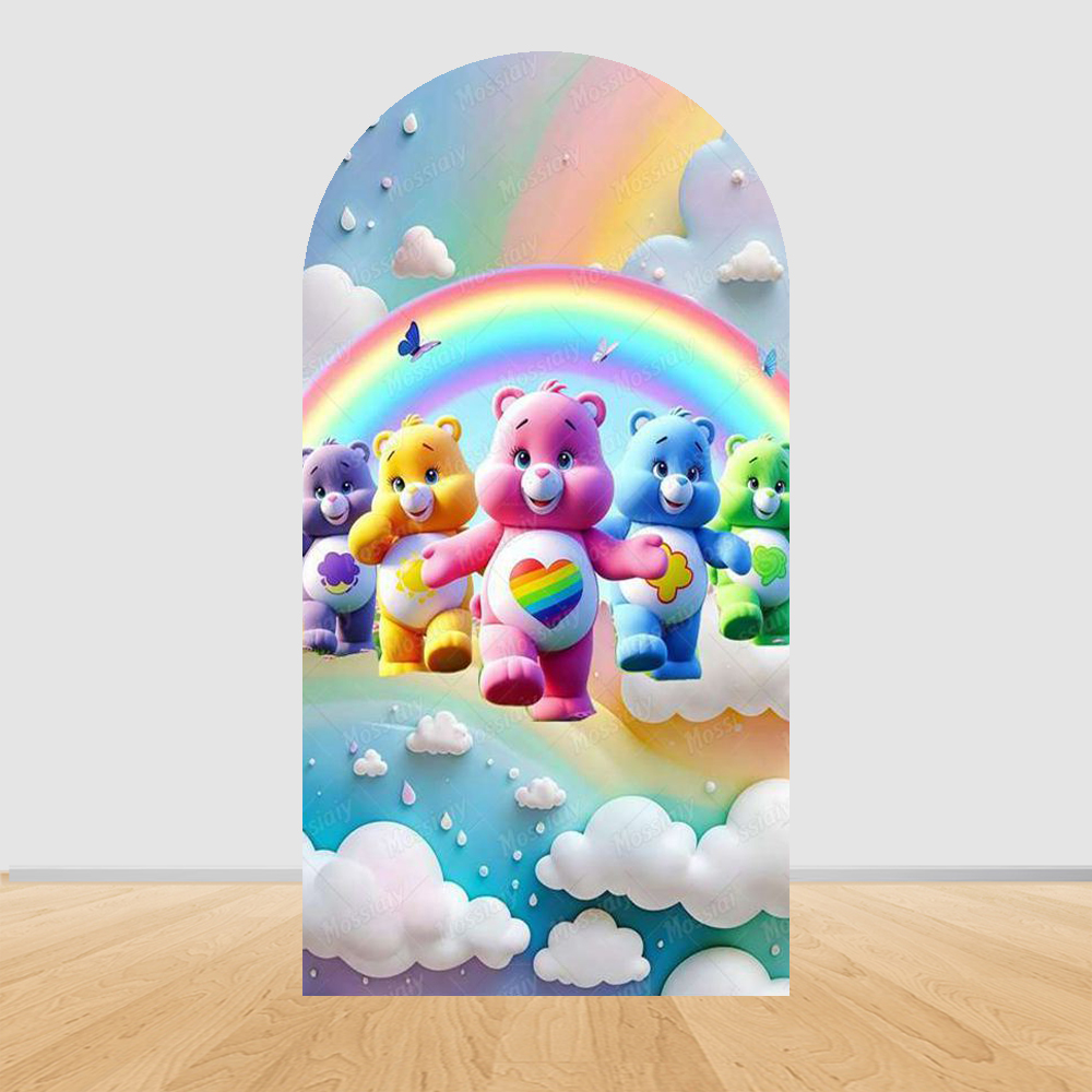 Cute Rainbow Bear Arch Backdro - огляд і ціна Photography Lighting Backdrop