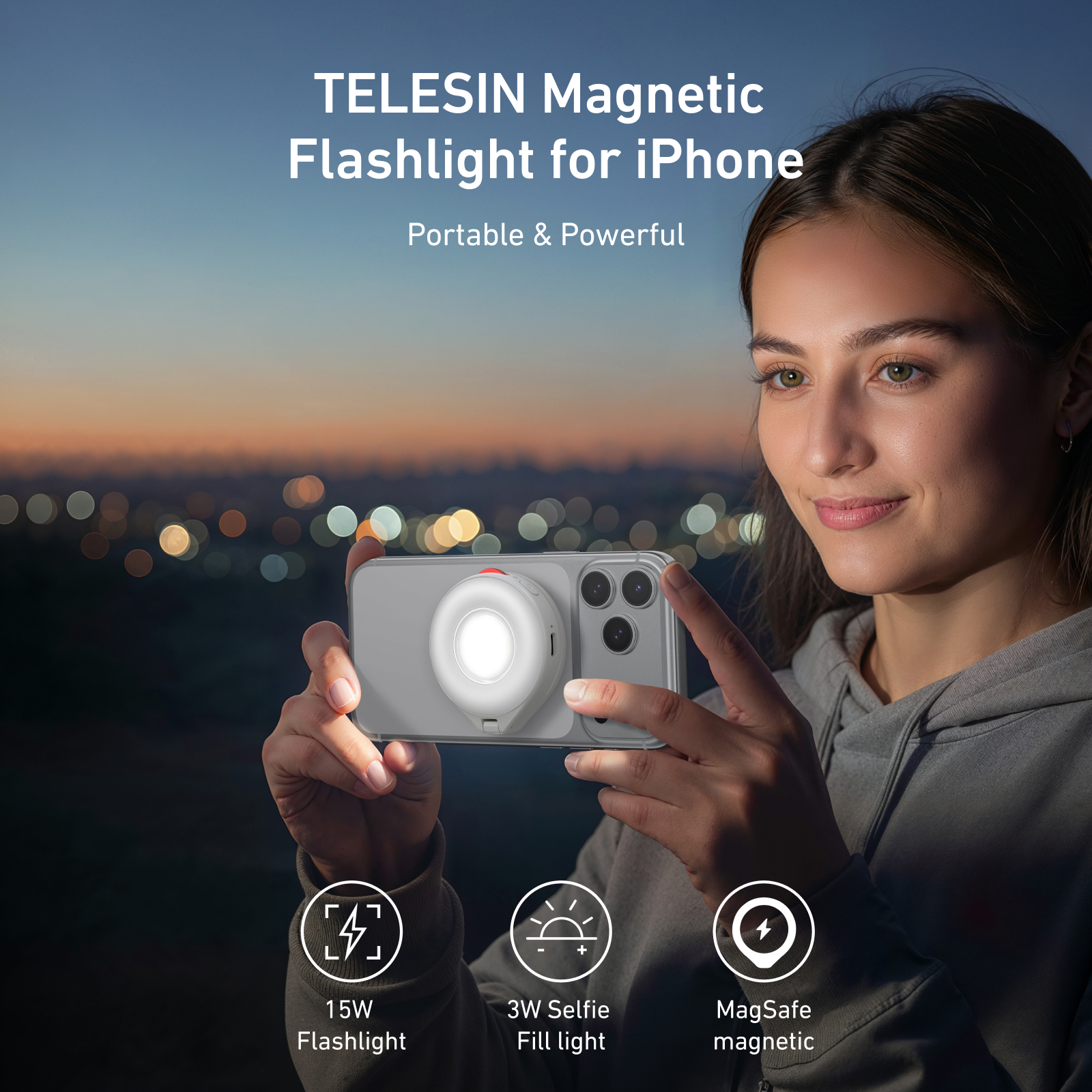 TELESIN Magnetic Smartphone Ph - огляд і ціна Photography Lighting Brands