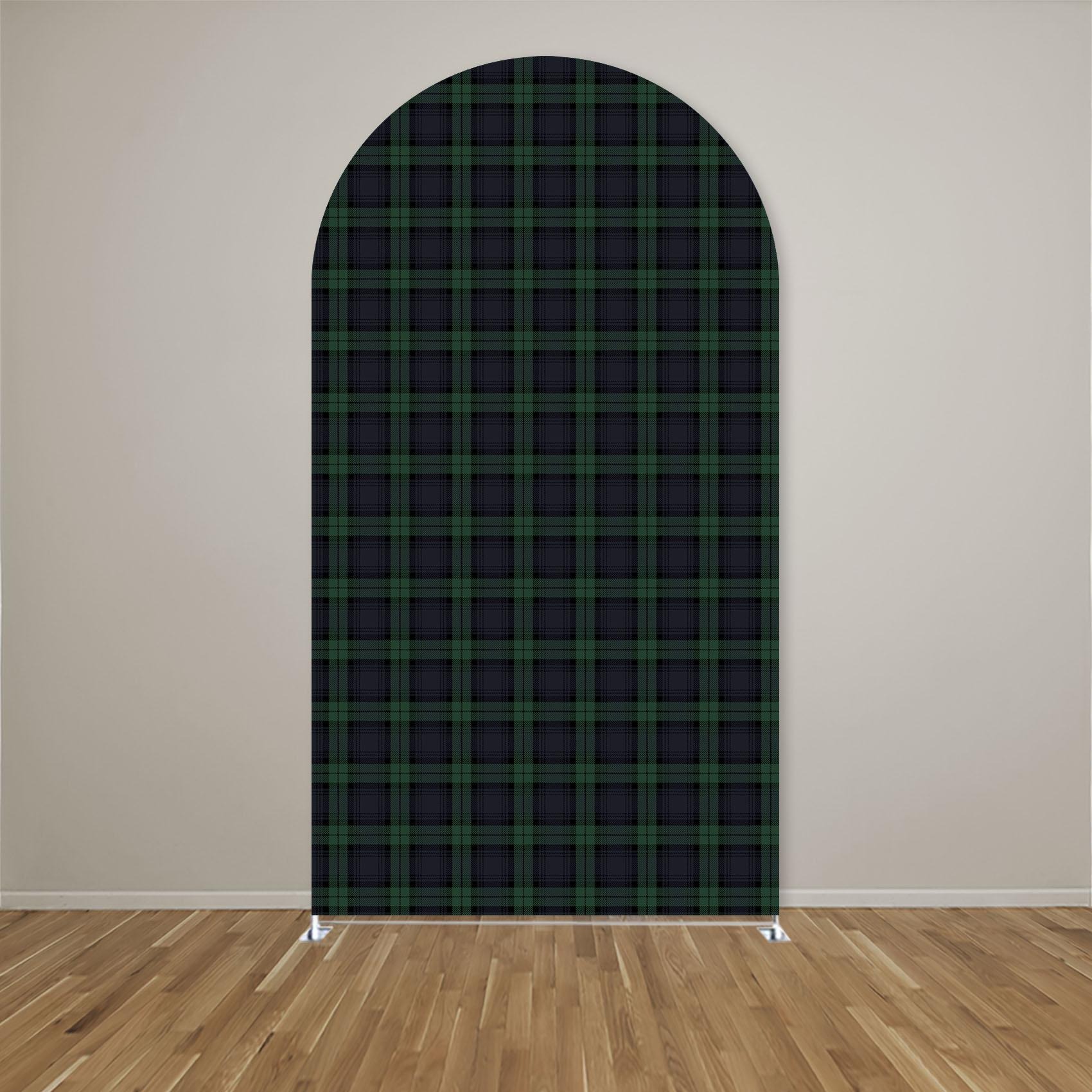 Custom Name Green Plaid Arch B - огляд і ціна Photography Lighting Backdrop