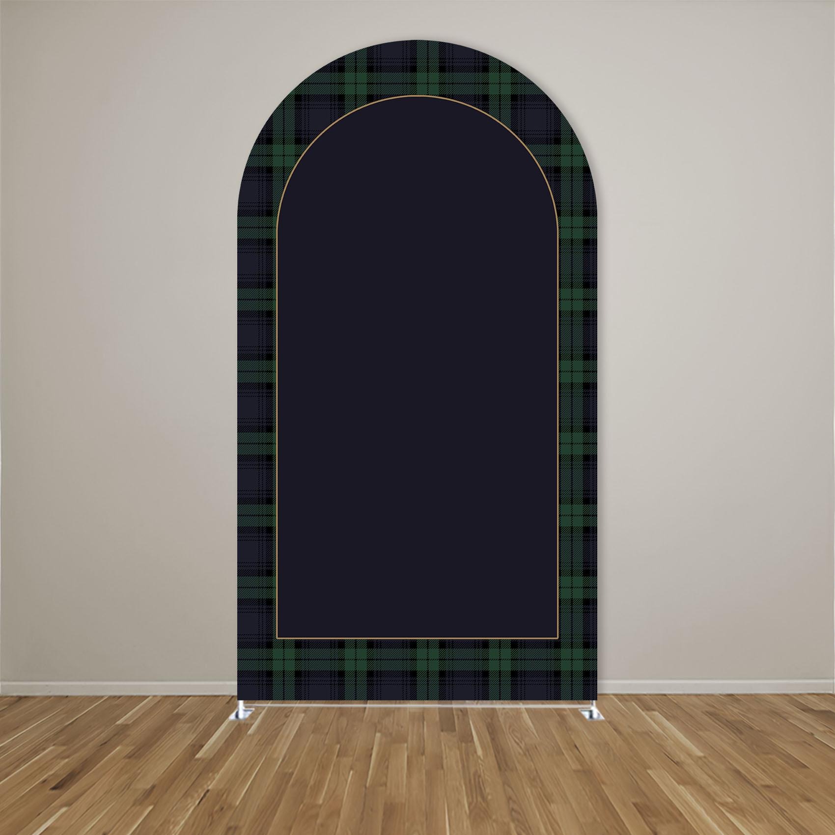 Custom Name Green Plaid Arch B - огляд і ціна Photography Lighting Backdrop
