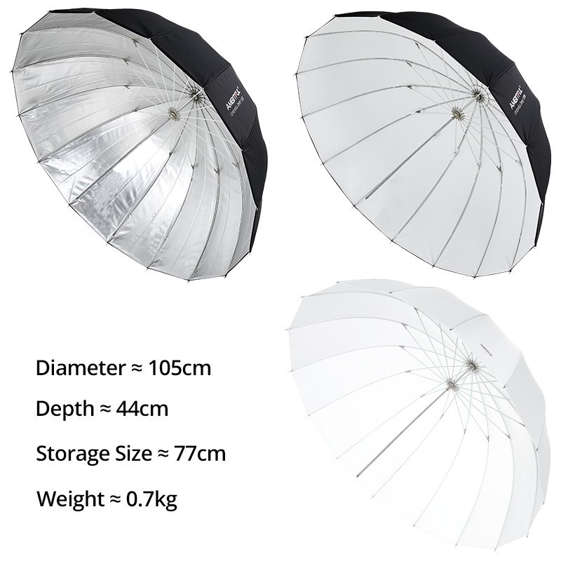 AMBITFUL 105cm 130cm 160cm Dee - огляд і ціна Parabolic Umbrella Deep